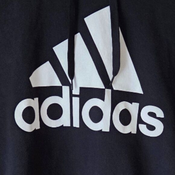 Adidas Golf Black Graphic Pull Over Hoodie with Kangaroo Pocket - Picture 2 of 4